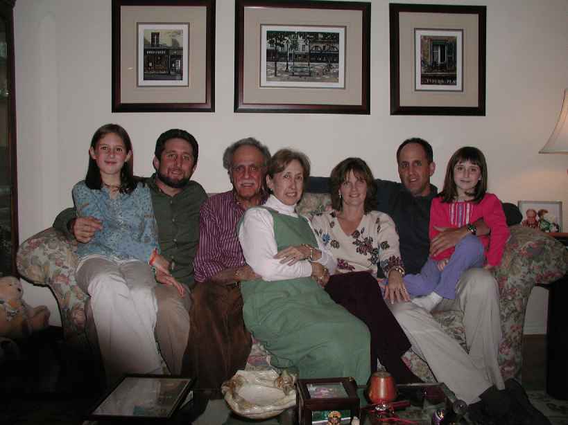 Staiman family at Passover